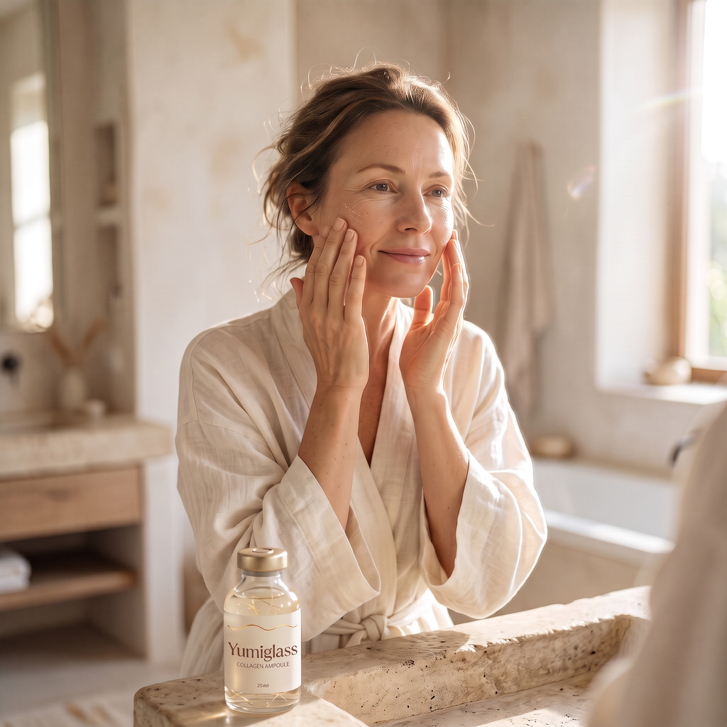 Le matin : appliquer l'ampoule en tapotant