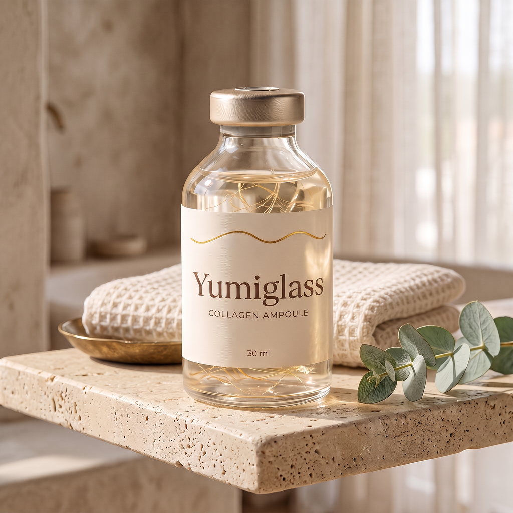 Ampoule Yumiglass dans la salle de bain